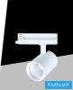 UNIVERSO Háromfázisú sínhez spotlámpa 30w 3250lm 3000k Ra90 38° IP20 Fehér D75x120mm 5év