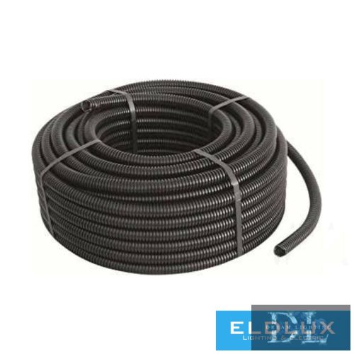 GEWISS Gégecső lépésálló 25/75m (d=18,3mm) fekete FK15 750N 2J PVC
