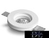 UNIVERSO Gipsz süllyesztett spot lámpatest 1xGU10 ∅100x33mm IP20 fehér