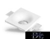 UNIVERSO Gipsz süllyesztett spot lámpatest 1xGU10 120x120x45mm IP20 fehér