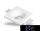 UNIVERSO Gipsz süllyesztett spot lámpatest 1xGU10 120x120x45mm IP20 fehér