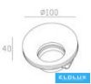 UNIVERSO Gipsz süllyesztett spot lámpatest 1xGU10 Max.35w D100x40mm IP20 fehér