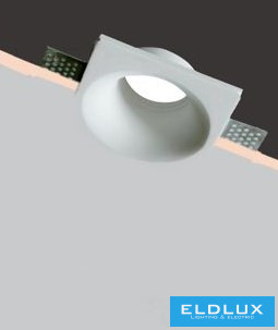 UNIVERSO Gipsz süllyesztett spot lámpatest 1xGU10 Max.35w 100x100x40mm IP20 fehér