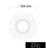 UNIVERSO Gipsz süllyesztett spot lámpatest 1xGU10 ∅85-90 124x52mm IP20 fehér 