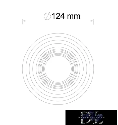 UNIVERSO Gipsz süllyesztett spot lámpatest 1xGU10 ∅85-90 124x52mm IP20 fehér 