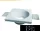 UNIVERSO Gipsz süllyesztett spot lámpatest 1xGU10 100x100x40mm IP20 fehér 