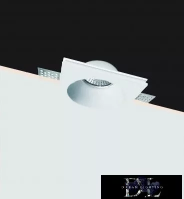 UNIVERSO Gipsz süllyesztett spot lámpatest 1xGU10 100x100x40mm IP20 fehér 
