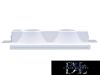 UNIVERSO Gipsz süllyesztett spot lámpatest 2xGU10 215x120x45mm IP20 fehér 