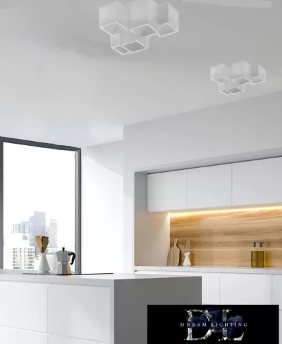 UNIVERSO Gipsz Mennyezeti lámpa 5xGU10 330x240x150mm IP20 fehér