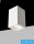 UNIVERSO Gipsz mennyezeti lámpa 1xGU10 Max.35w 70x70x110mm IP20 fehér