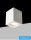 UNIVERSO Gipsz mennyezeti lámpa 1xGU10 Max.35w 70x70x90mm IP20 fehér