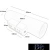 UNIVERSO Gipsz fali lámpa 2xGU10 250x75x100mm IP20 fehér 