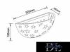 UNIVERSO Gipsz fali lámpa 1xR7S 320x135x160mm IP20 fehér 