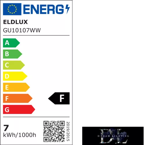 ELDLUX LED izzó GU10 7w 630lm 3000K
