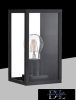 UNIVERSO Kültéri fali lámpa 1xE27 max.15w IP44 fekete 120x120x220mm 5év