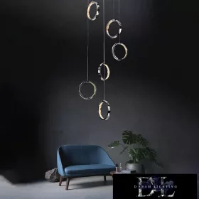 ELDLUX RINGS kristályüveg függeszték króm 57W 4000K