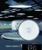 UNIVERSO Csarnok világítás 200w 18000lm 6500k D400x83mm IP65 fekete