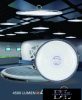 UNIVERSO Csarnok világítás 50w 4500lm 6500k D226x83mmIP65 fekete