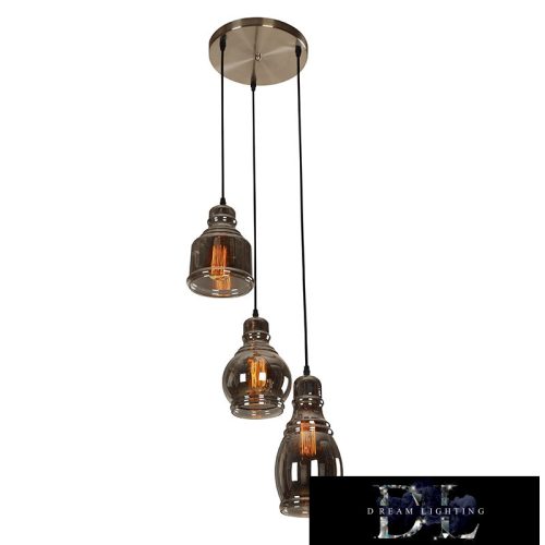 ELDLUX PEAR függeszték 3×E27 fekete