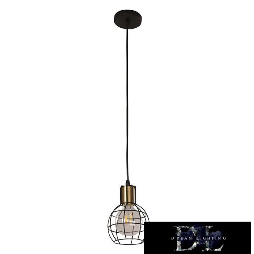 ELDLUX Függeszték E27 fekete