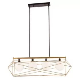 ELDLUX ELDGEOX függeszték fekete/arany E27×4