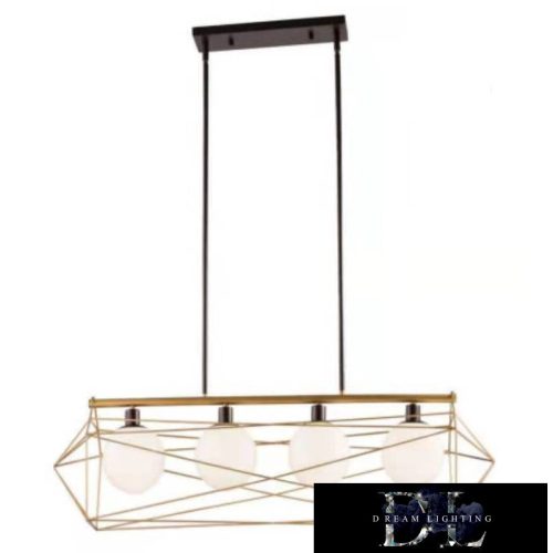 ELDLUX ELDGEOX függeszték fekete/arany E27×4