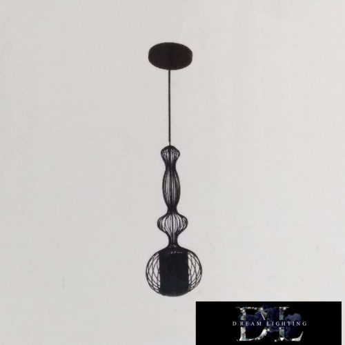 ELDLUX CURVE függeszték E27 fekete