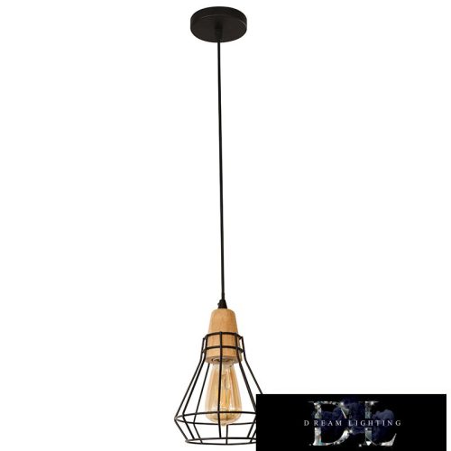 ELDLUX KETREC függeszték E27 fekete