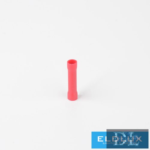 ELDLUX Szigetelt toltóhüvely, piros, 0.5-1.5mm², 30db/csomag