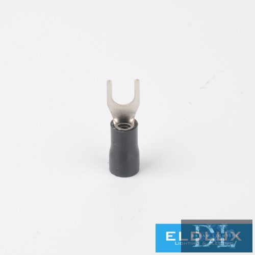 ELDLUX Szigetelt villás saru, fekete, 2.5-4mm², 30db/csomag