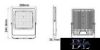 UNIVERSO LED reflektor 200w 16000lm 3000k 120° IP65 fekete 289x345x36mm