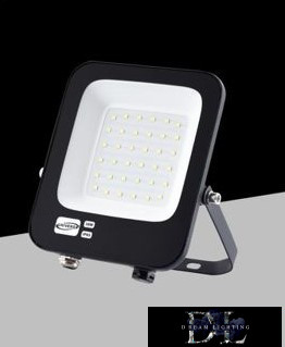 UNIVERSO LED reflektor 30w 2400lm 3000k 120° IP65 fekete 155x186x26mm