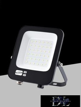 UNIVERSO LED reflektor 30w 2400lm 6500k 120° IP65 fekete 155x186x26mm