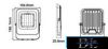 UNIVERSO LED reflektor 30w 2400lm 4000k 120° IP65 fekete 155x186x26mm