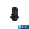 ELDLUX K314C E14 foglalat gyűrűvel fekete