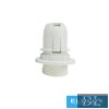 ELDLUX K314C E14 foglalat gyűrűvel fehér