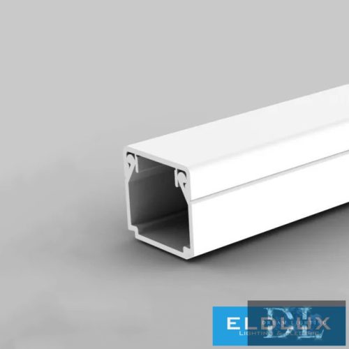 KOPOS Vezetékcsatorna műanyag 17mmx 17mmx 2000mm fehér kezeletlen LHD