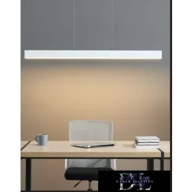   UNIVERSO Függeszték - Mennyezeti lámpa 40w5200lm 4000k-6500k kapcsolóval IP20 Fehér 1200x50x70mm 5év