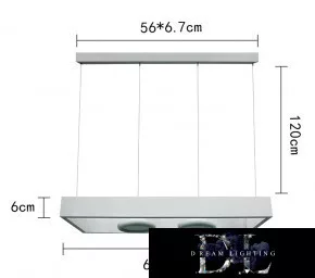 UNIVERSO Függeszték 40w 3200lm 6500k IP20 Fehér 600x250x1200mm