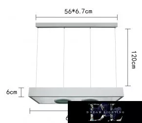 UNIVERSO Függeszték 40w 3200lm 4000k IP20 Fehér 600x250x1200mm