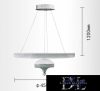 UNIVERSO Függeszték 50w 4000lm 3000k IP20 Fehér D450x1200mm