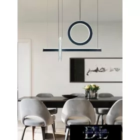 UNIVERSO Függeszték 80w 6400lm 6500k 730x120mm IP20 fekete