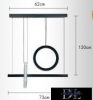 UNIVERSO Függeszték 80w 6400lm 6500k 730x120mm IP20 fekete