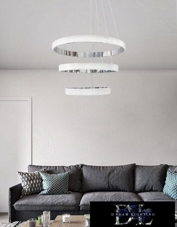 UNIVERSO Függeszték LED 62w 8400lm 6500k IP20 500+400+300mm fehér