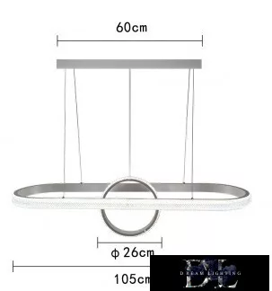 UNIVERSO Függeszték 54w 4320lm 6500k IP20 Fehér D1050x260mm