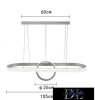 UNIVERSO Függeszték 54w 4320lm 4000k IP20 Fehér D1050x260mm