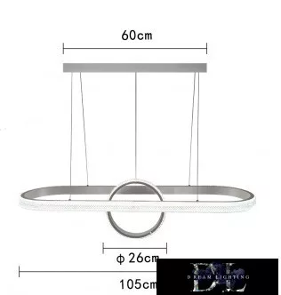 UNIVERSO Függeszték 54w 4320lm 4000k IP20 Fehér D1050x260mm
