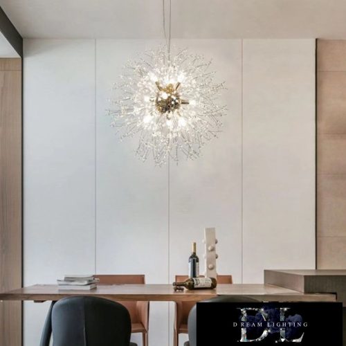 UNIVERSO Kristály függeszték 9xG9 Max60W IP20 arany ∅500mm
