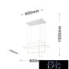 UNIVERSO Függeszték 76w 6080lm 4000k IP20 Fehér 800x250x1500mm
