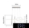 UNIVERSO Függeszték 48w 3840lm 4000k 1090mm IP20 fehér